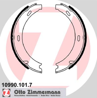 Zimmermann 10990.101.7 - Комплект гальм, ручник, парковка avtolavka.club