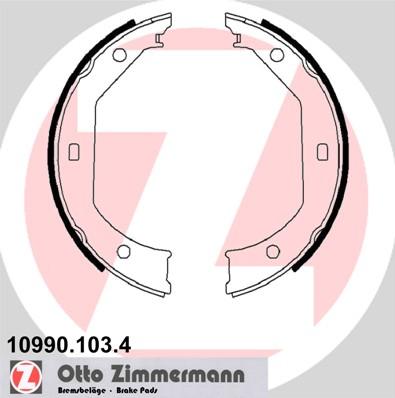 Zimmermann 10990.103.4 - Комплект гальм, ручник, парковка avtolavka.club