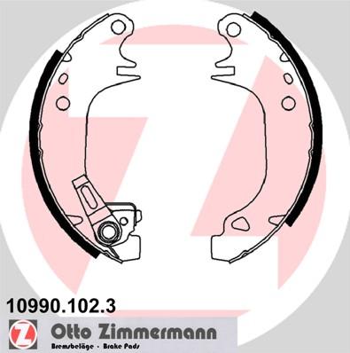 Zimmermann 10990.102.3 - Комплект гальм, барабанний механізм avtolavka.club