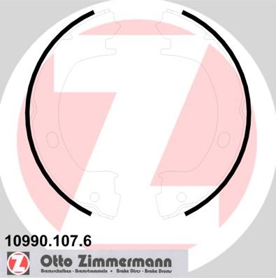 Zimmermann 10990.107.6 - Комплект гальм, ручник, парковка avtolavka.club