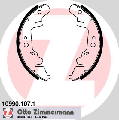 Zimmermann 10990.107.1 - Комплект гальм, барабанний механізм avtolavka.club