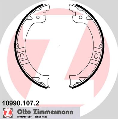 Zimmermann 10990.107.2 - Комплект гальм, ручник, парковка avtolavka.club