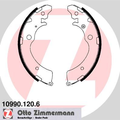 Zimmermann 10990.120.6 - Комплект гальм, барабанний механізм avtolavka.club