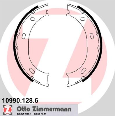 Zimmermann 10990.128.6 - Комплект гальм, ручник, парковка avtolavka.club