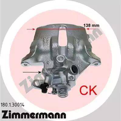 Zimmermann 180.1.30014 - Гальмівний супорт avtolavka.club