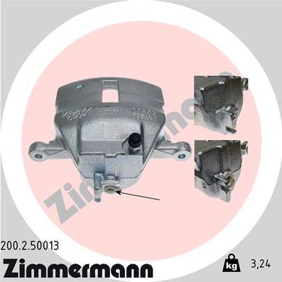 Zimmermann 200.2.50013 - Гальмівний супорт avtolavka.club