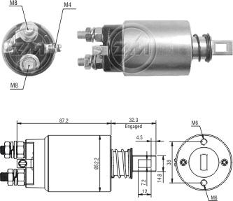 ZM ZM-2689 - Тягове реле, стартер avtolavka.club