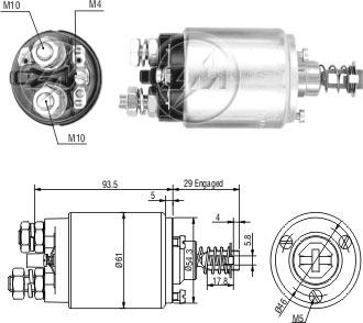 ZM ZM-740 - Тягове реле, стартер avtolavka.club