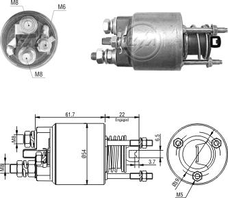 ZM ZM-7595 - Тягове реле, стартер avtolavka.club