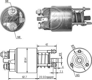 ZM ZM-7395 - Тягове реле, стартер avtolavka.club