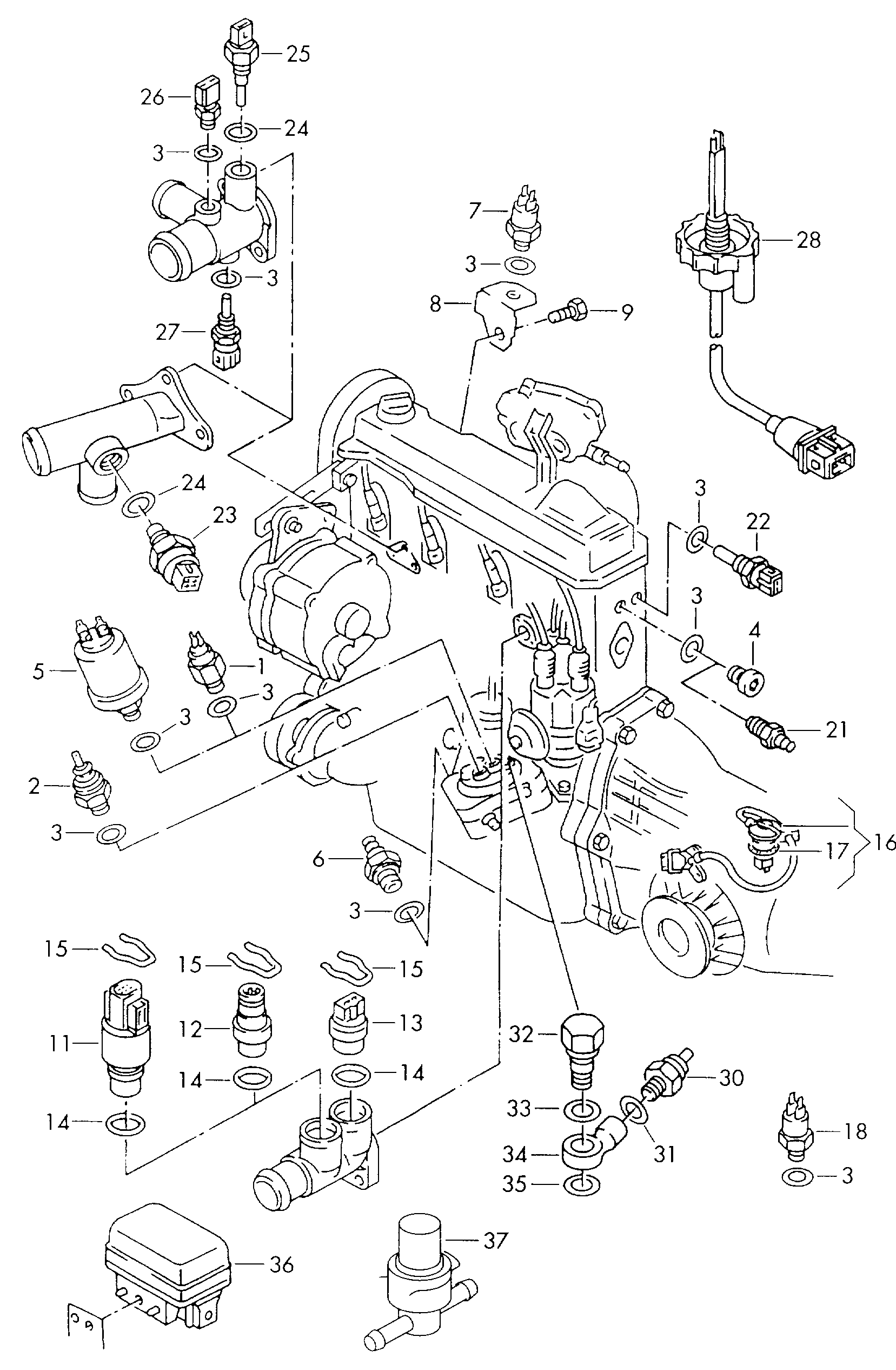 VW 056 919 081 E - Датчик, тиск масла avtolavka.club