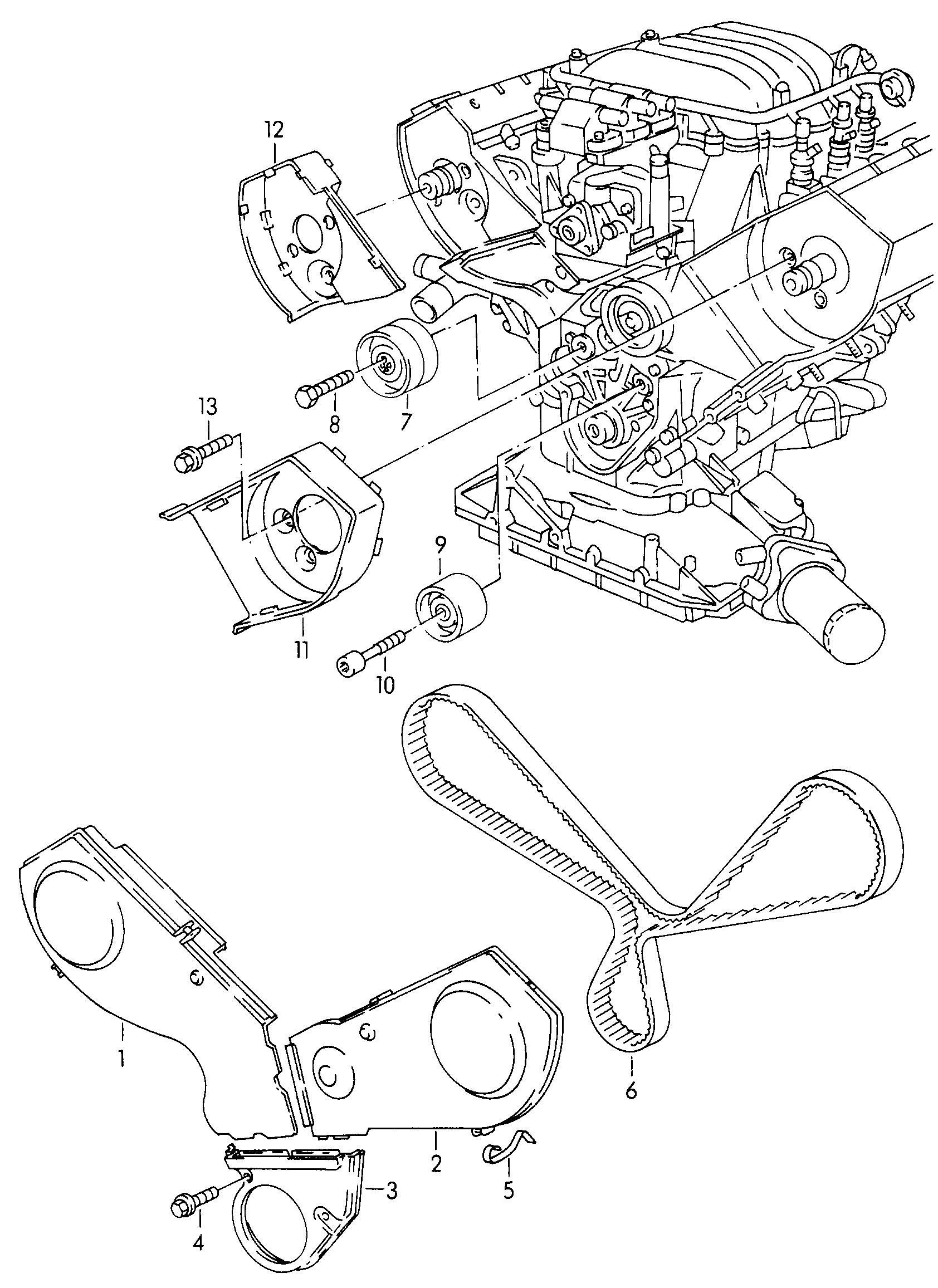 VW 078109119D - Комплект ременя ГРМ avtolavka.club