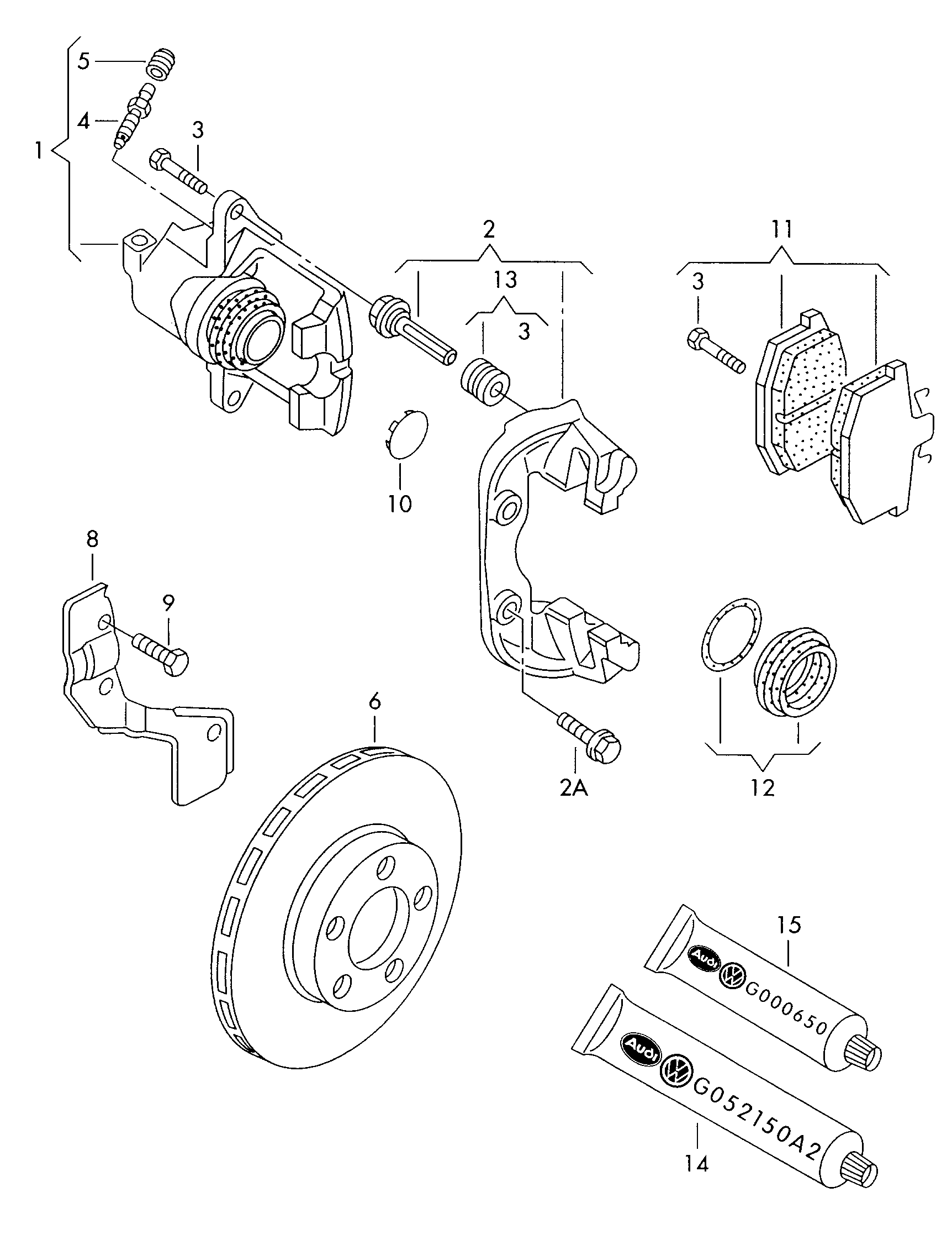 VW 8E0615301P - Гальмівний диск avtolavka.club