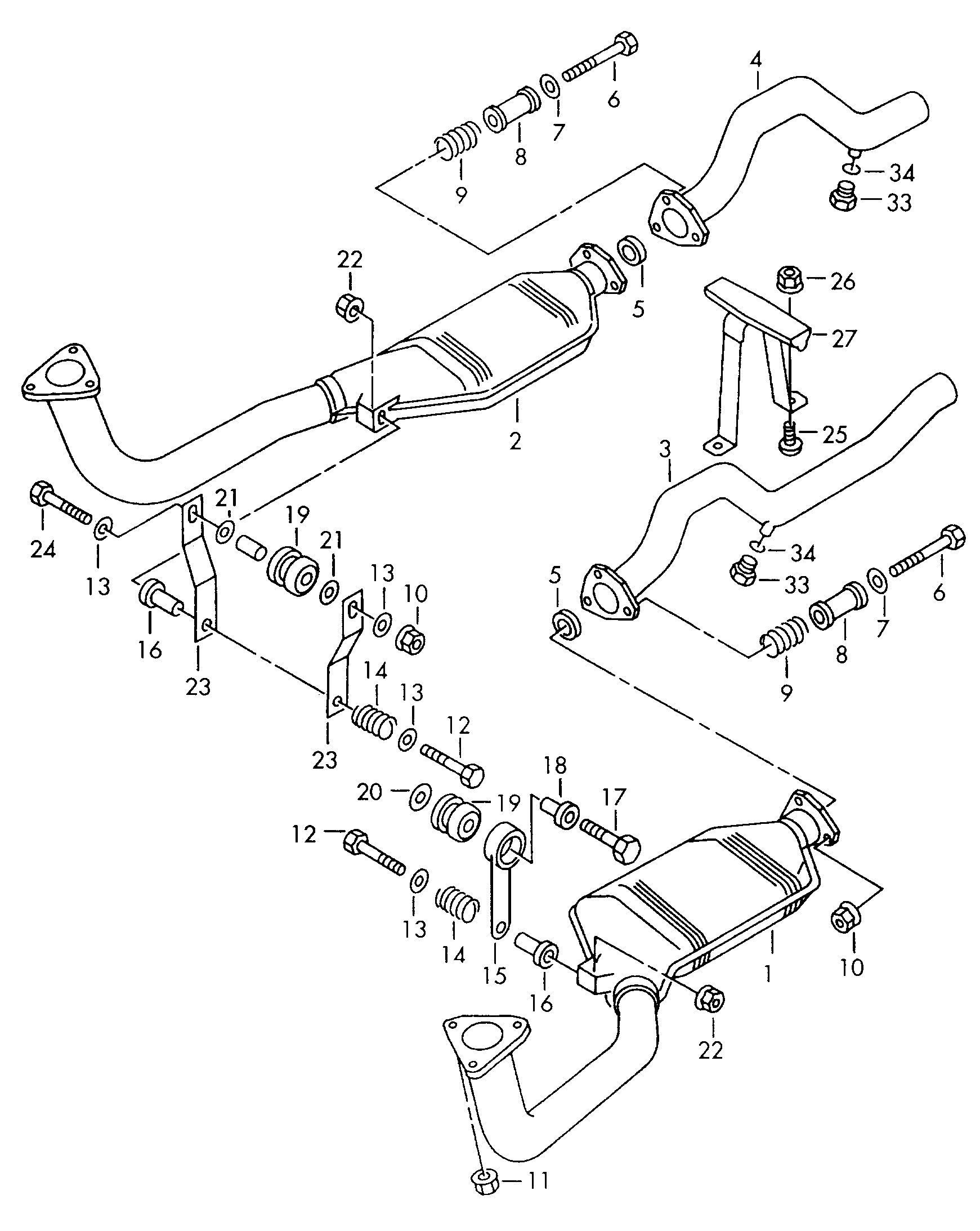 VAG 4A0253057QX - Каталізатор avtolavka.club