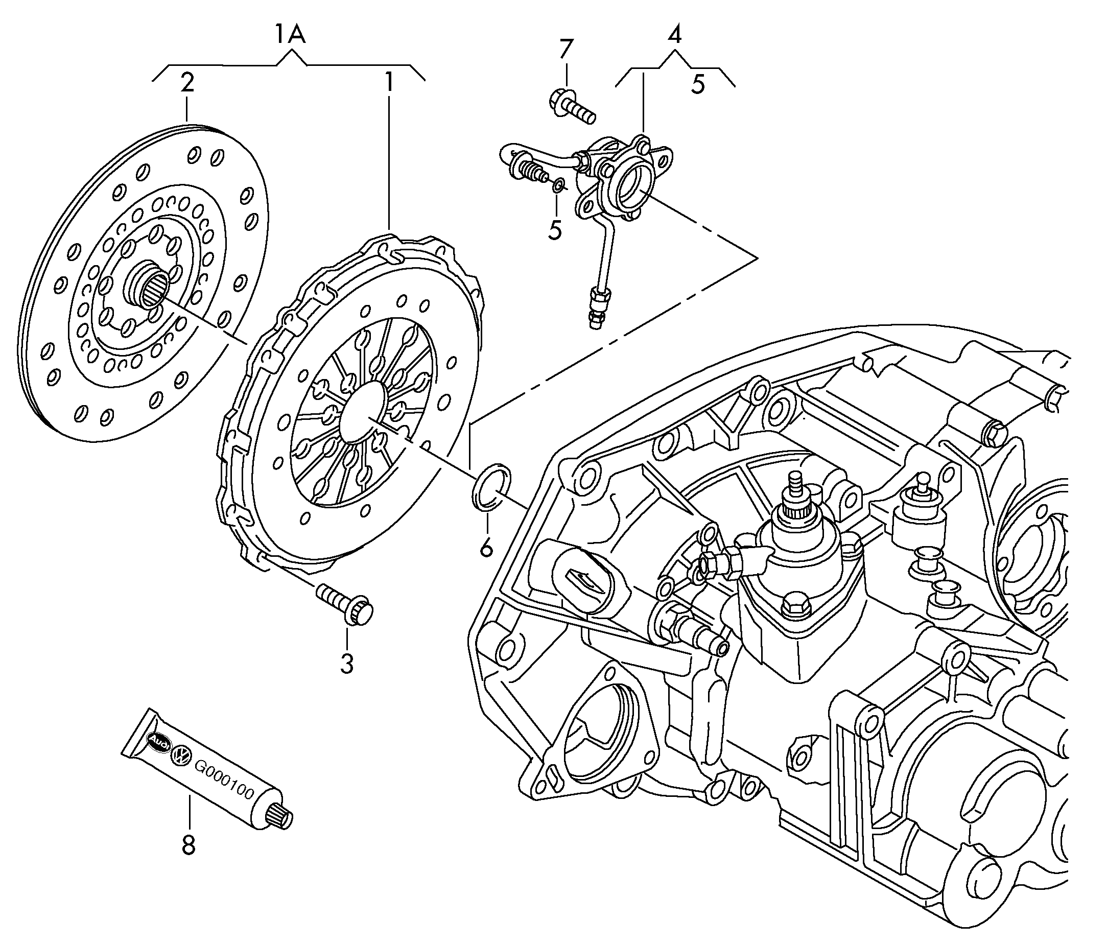 Skoda 06A141025K - Комплект зчеплення avtolavka.club