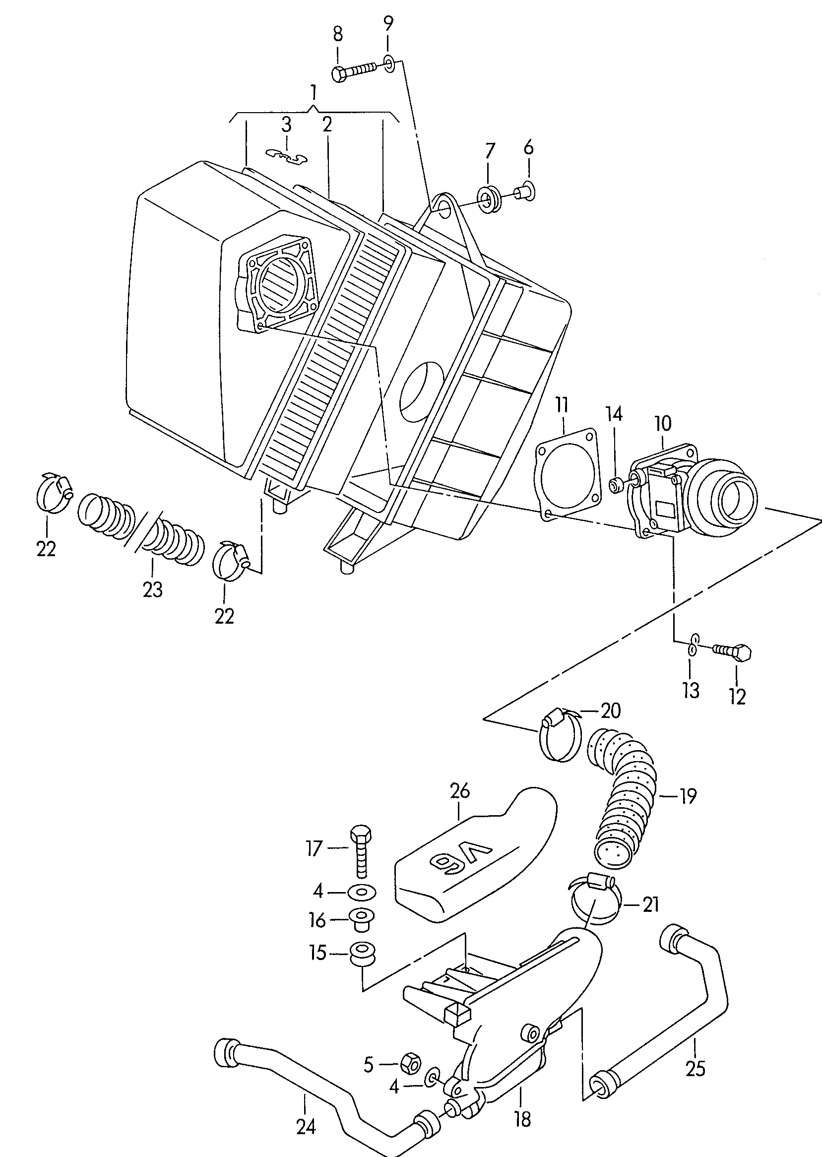 AUDI 078133837G - Повітряний фільтр avtolavka.club