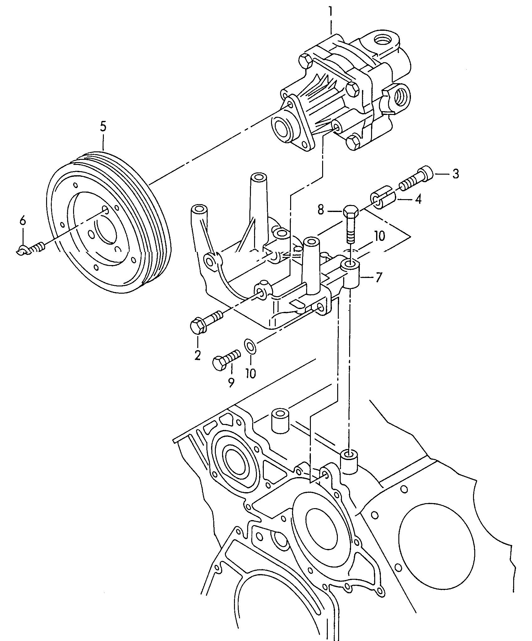 AUDI 050145155CX - Гідравлічний насос, рульове управління, ГУР avtolavka.club