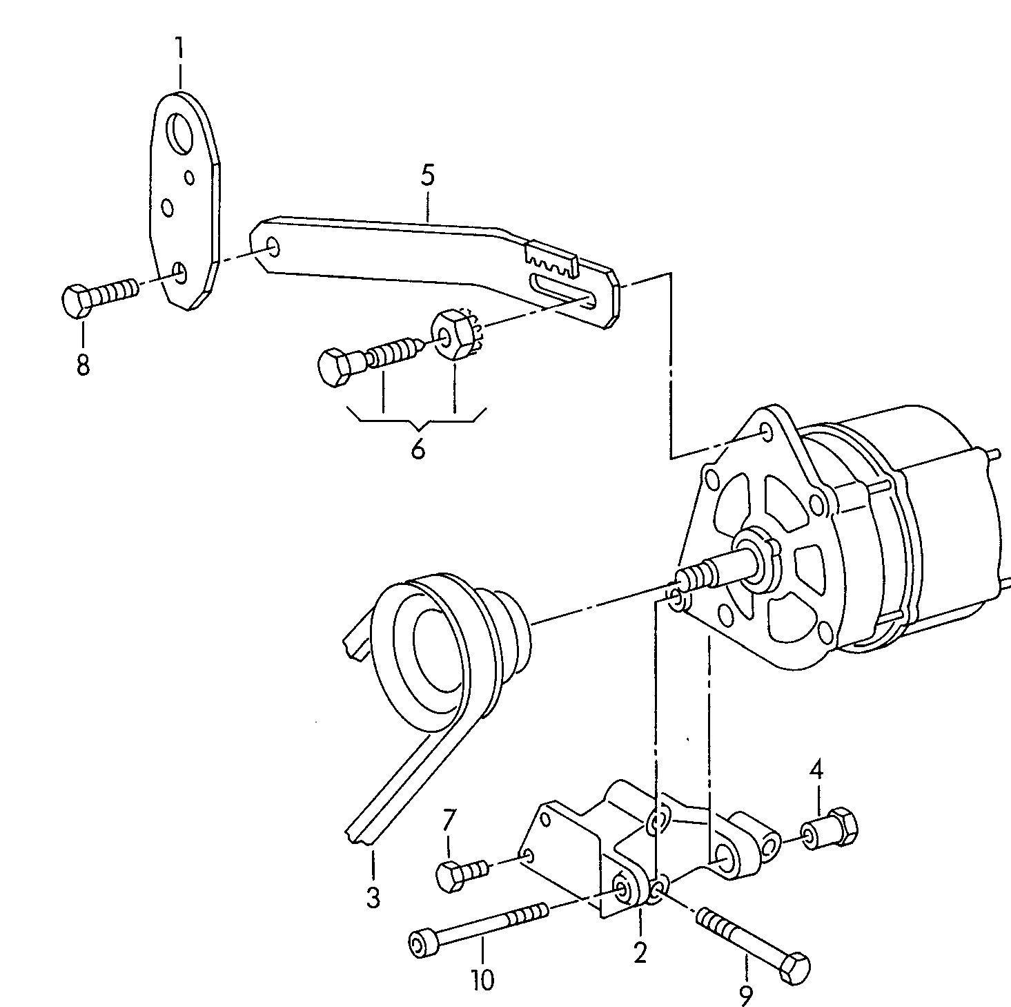 Porsche N   900 744 04 - Ремонтний комплект, важіль підвіски avtolavka.club