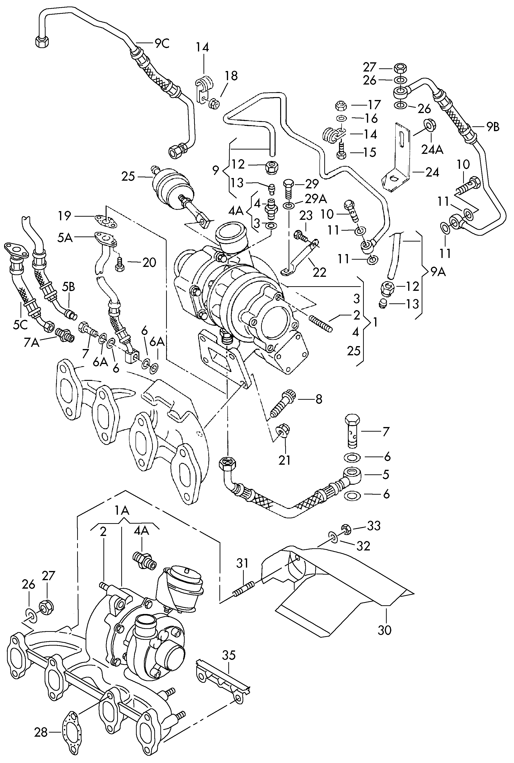 Seat 038 145 701 A - Компресор, наддув avtolavka.club