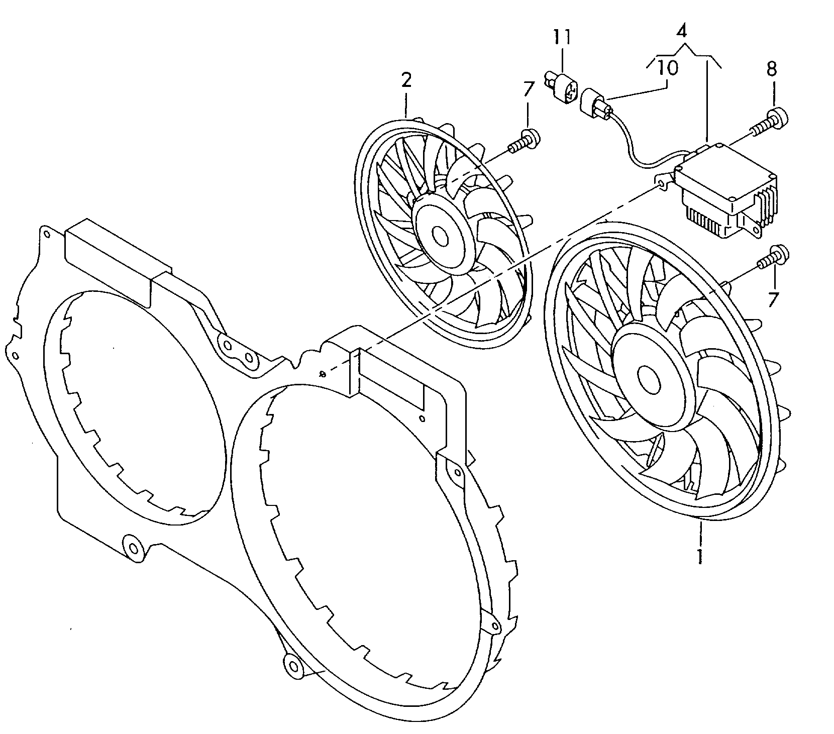 CUPRA 8E0959455N - Вентилятор, охолодження двигуна avtolavka.club