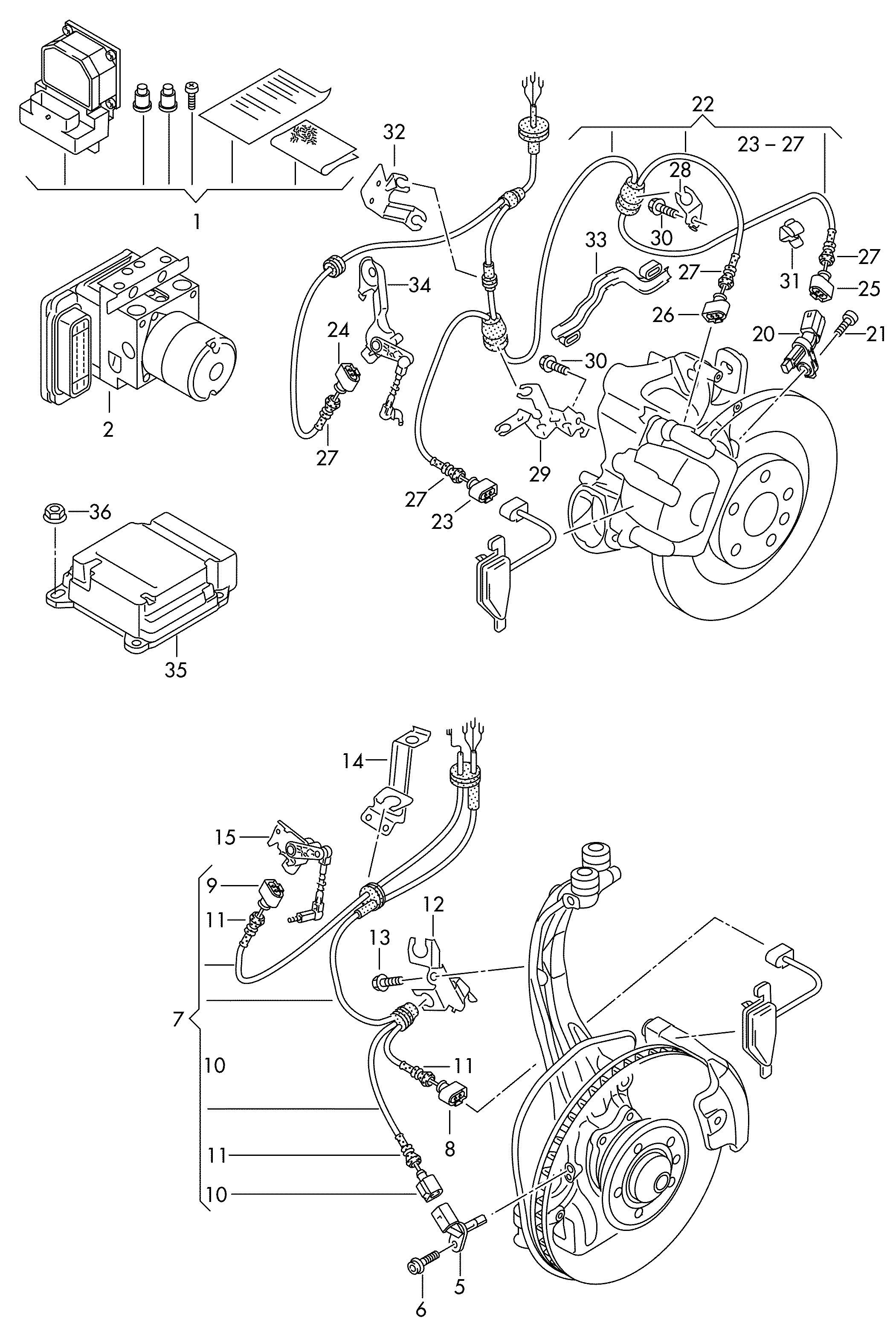 Seat 4E0 927 804 F - Датчик ABS, частота обертання колеса avtolavka.club