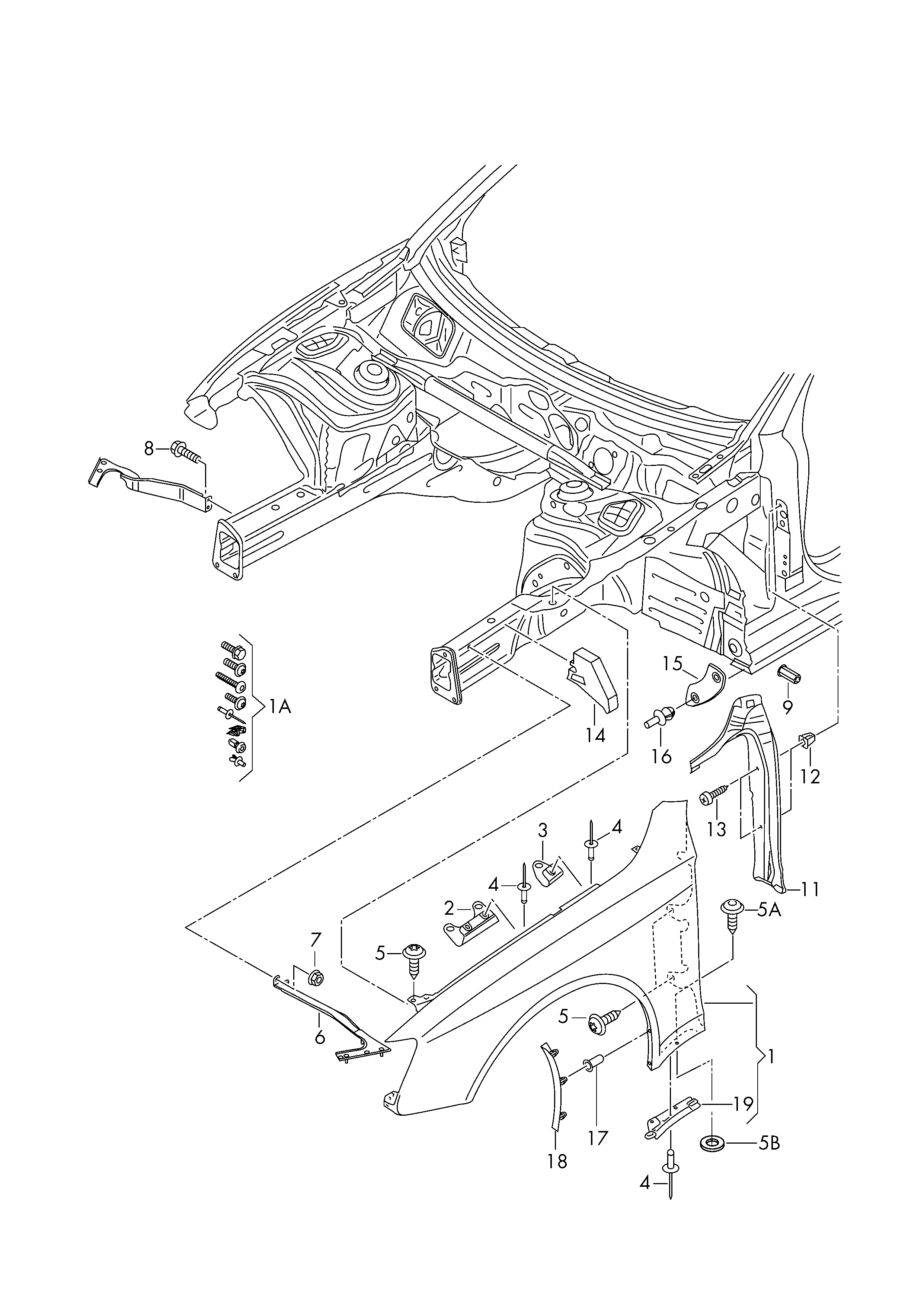 AUDI 8T0821105H - Крило avtolavka.club