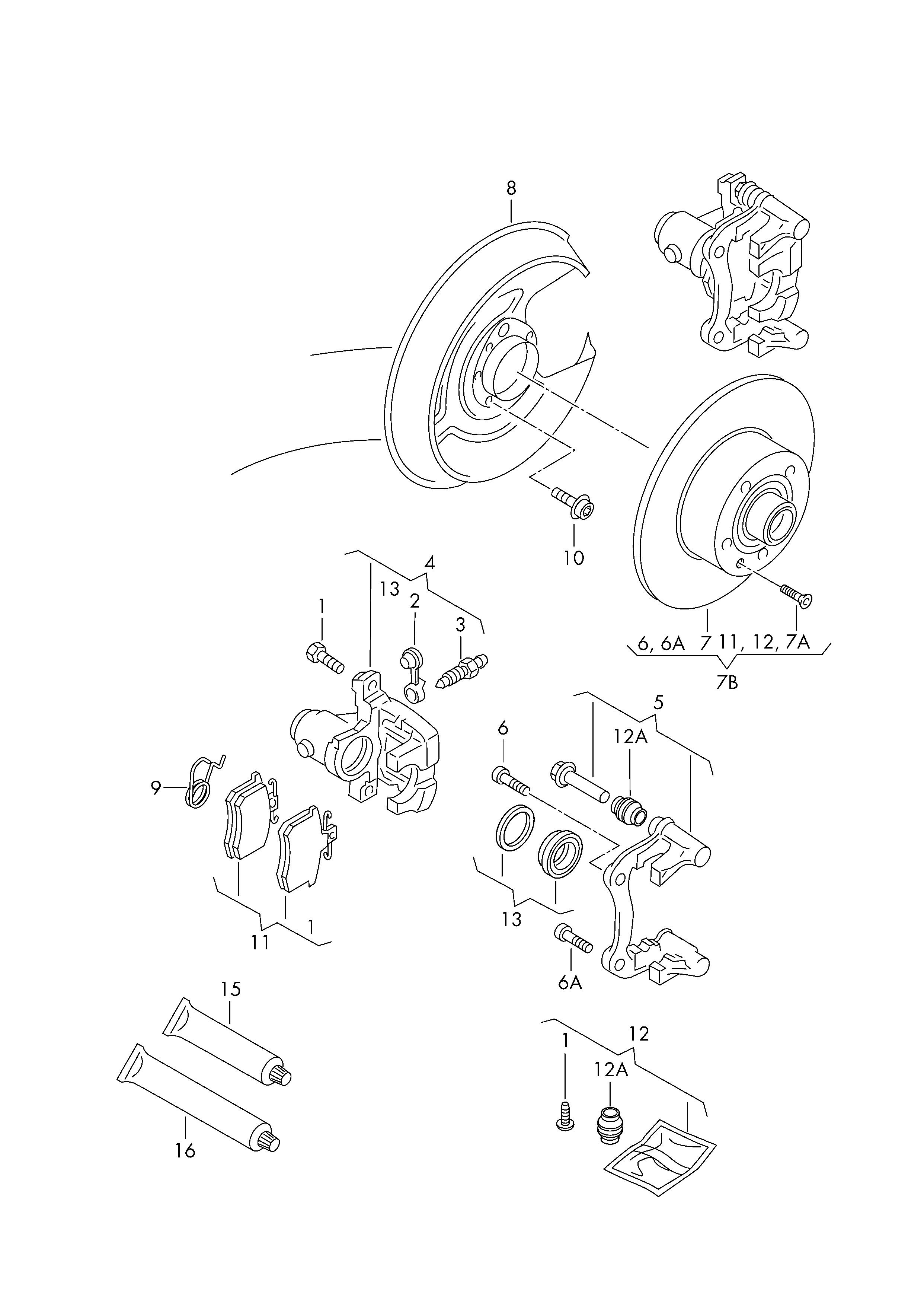 Porsche 8E0 615 601Q - Гальмівний диск avtolavka.club