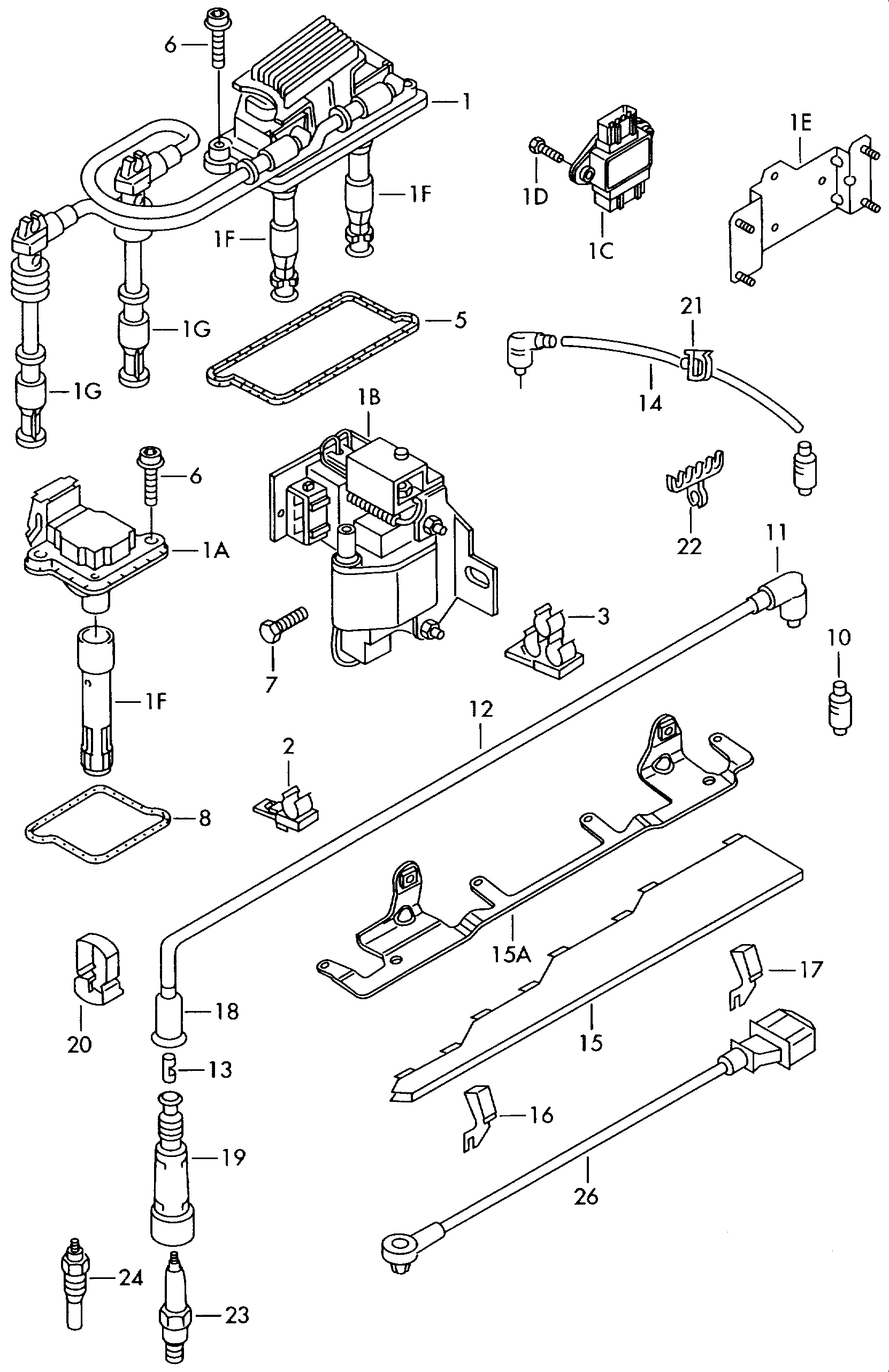 AUDI 059 963 319 H - Свічка розжарювання avtolavka.club