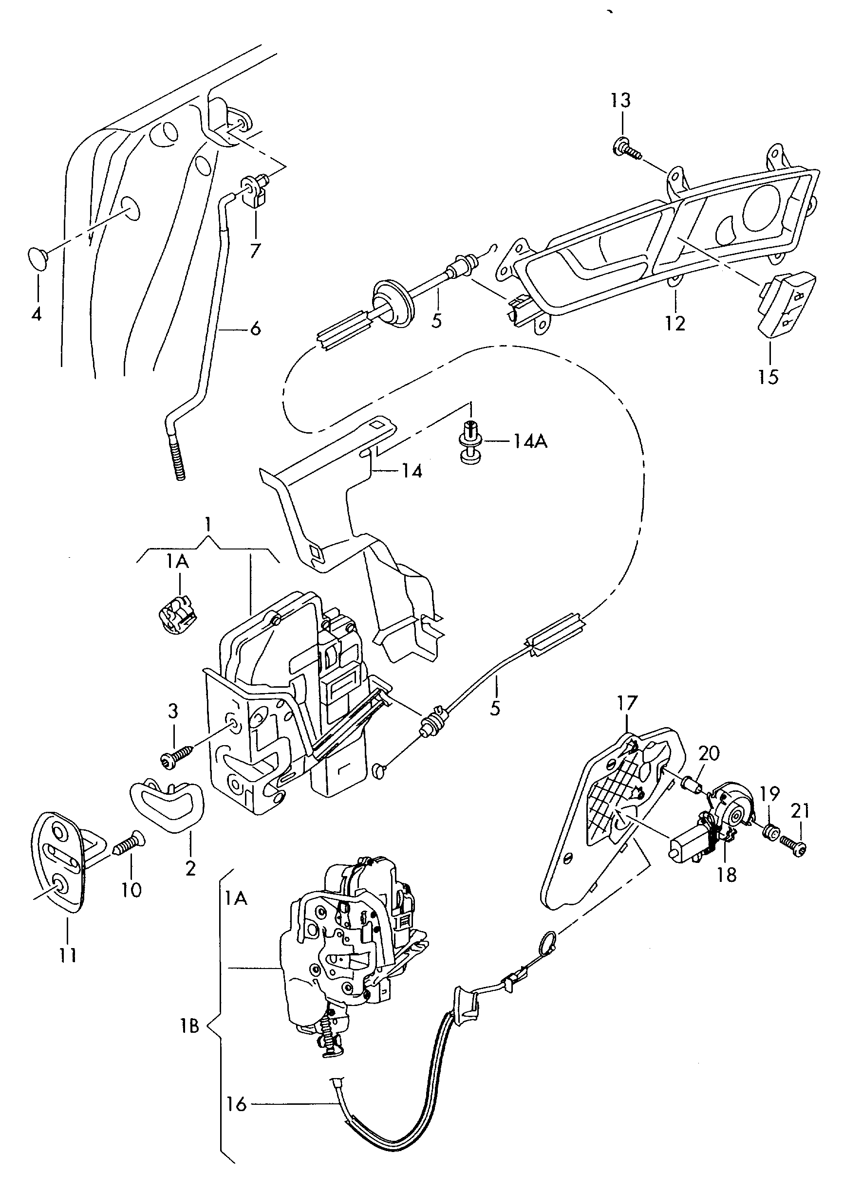 AUDI 4F0 837 085A - Трос, замок дверей avtolavka.club