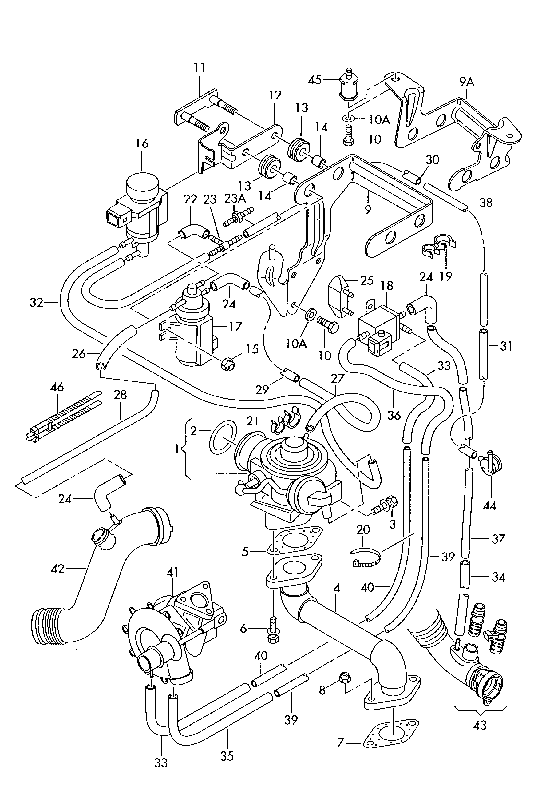 AUDI N  90521601 - Прокладка, клапан повернення ОГ avtolavka.club