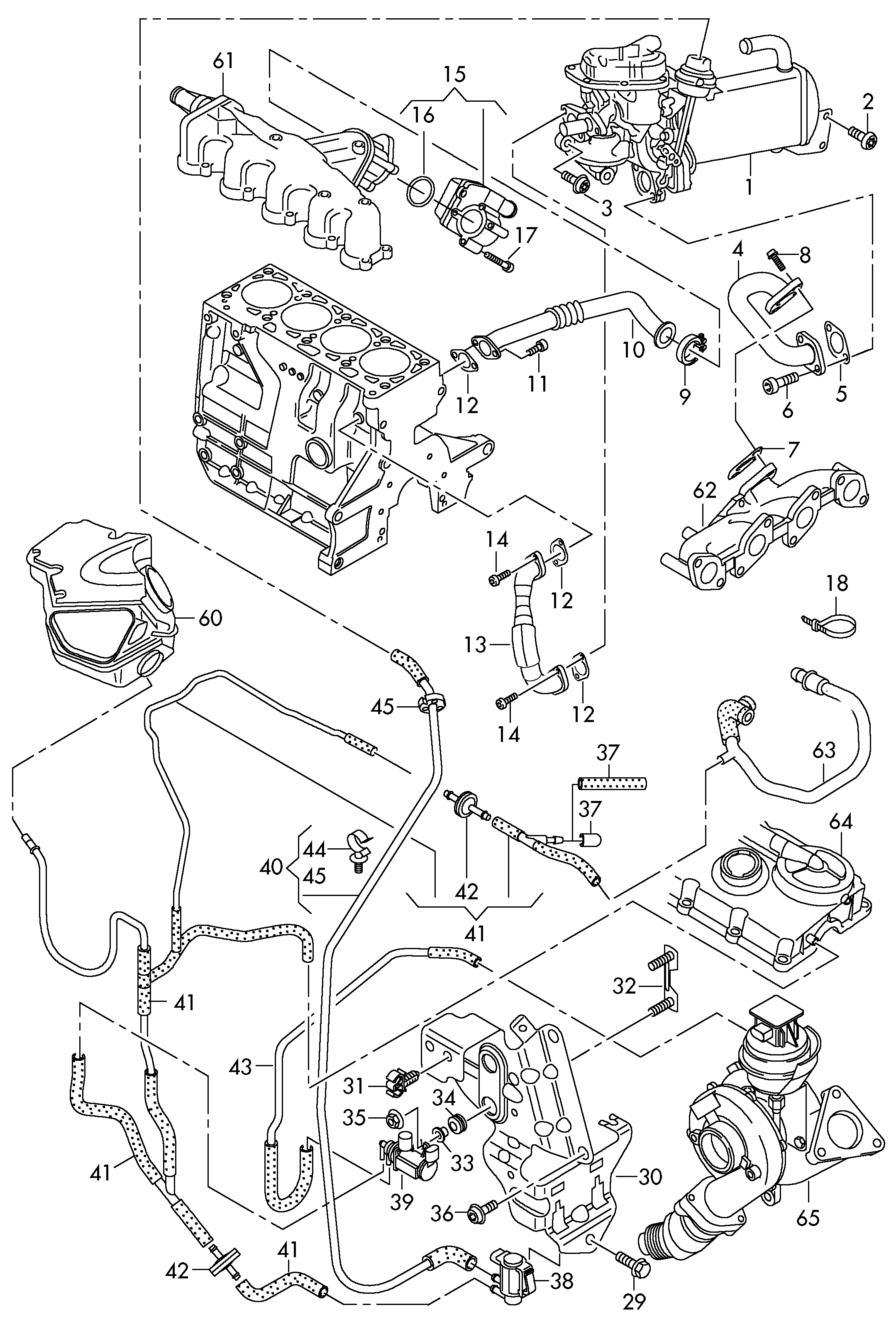 VW 03L131512DN - Клапан повернення ОГ avtolavka.club