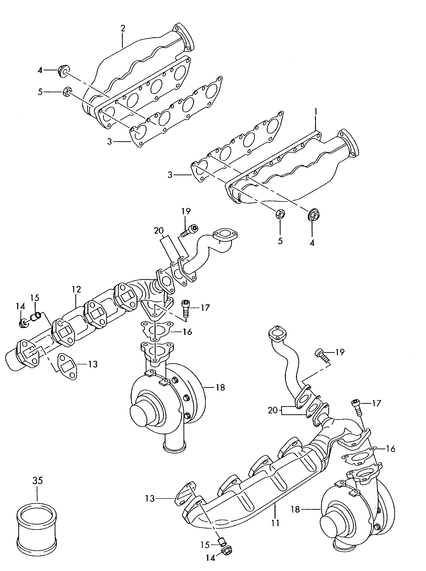 VAG 059253039B - Прокладка, випускний колектор avtolavka.club