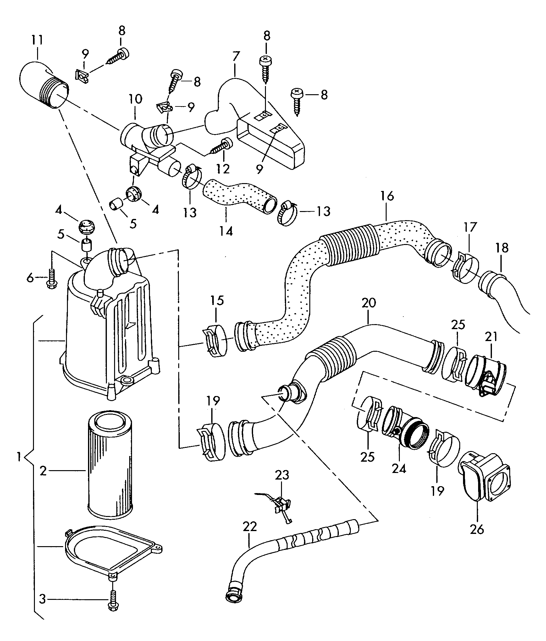 VW 8Z0129620 - Повітряний фільтр avtolavka.club