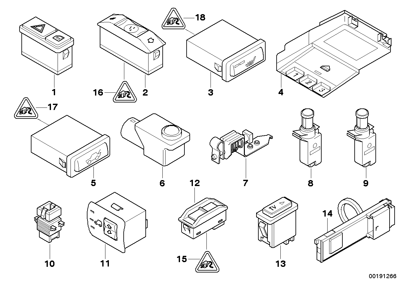 Mini 61316967601 - Вимикач ліхтаря сигналу гальмування avtolavka.club