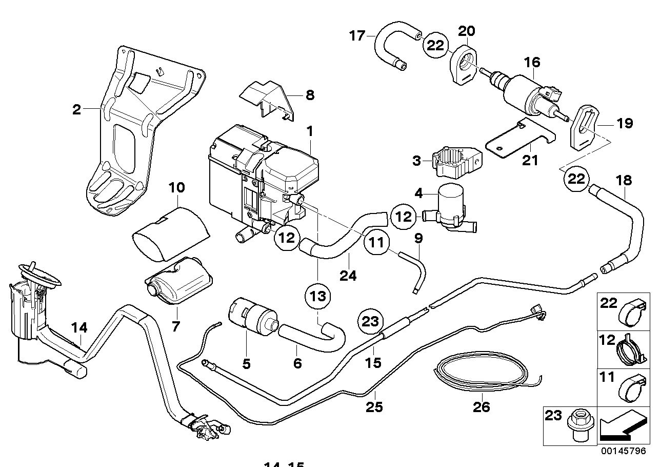 BMW 64 12 6 921 024 - Насос рециркуляції води, автономне опалення avtolavka.club