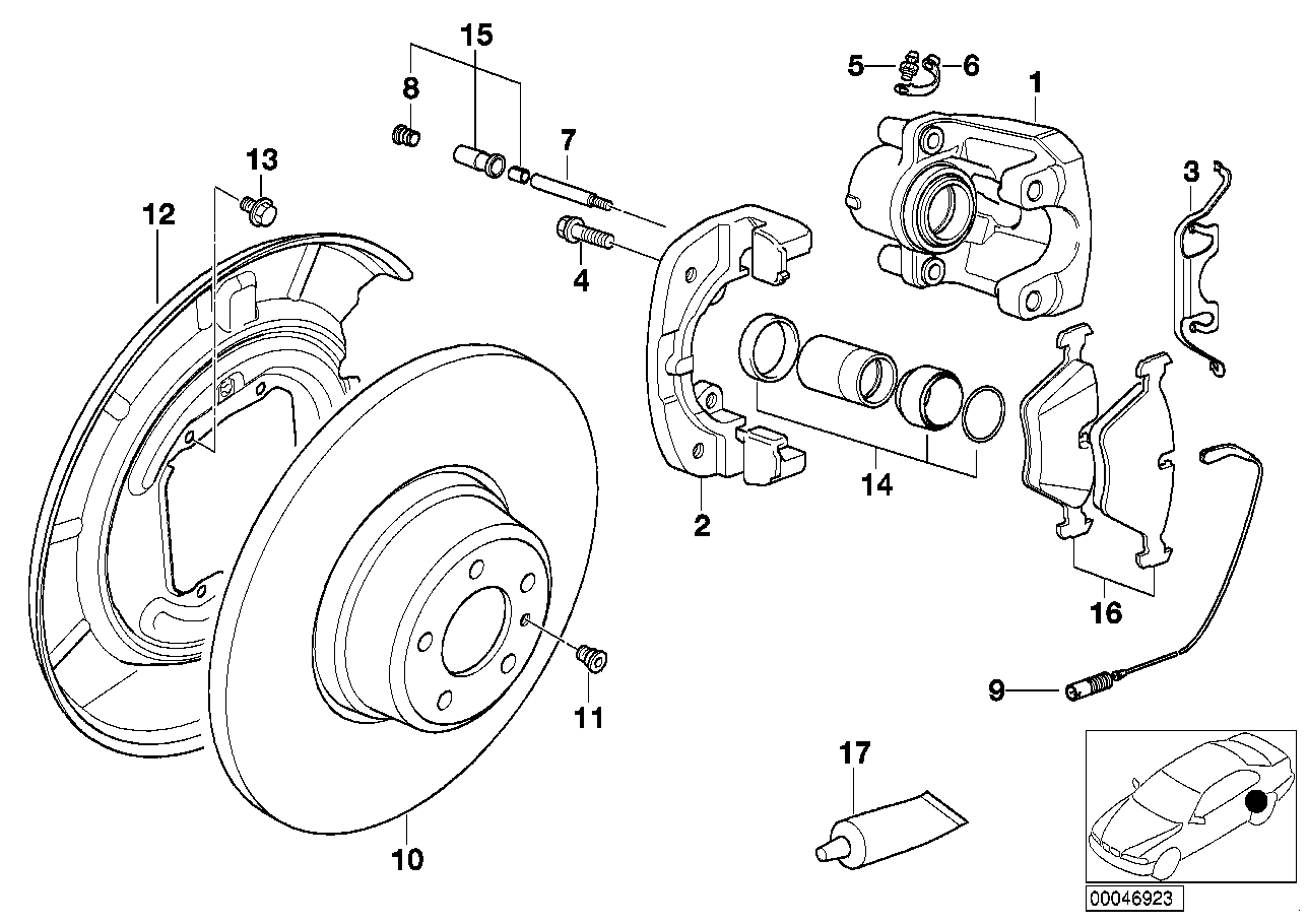 BMW 34216761251 - Гальмівні колодки, дискові гальма avtolavka.club