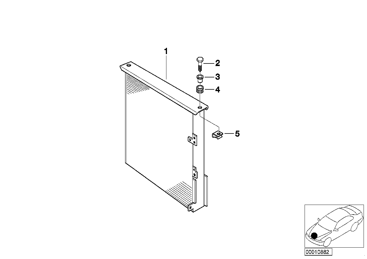 BMW 64538398181 - Конденсатор, кондиціонер avtolavka.club