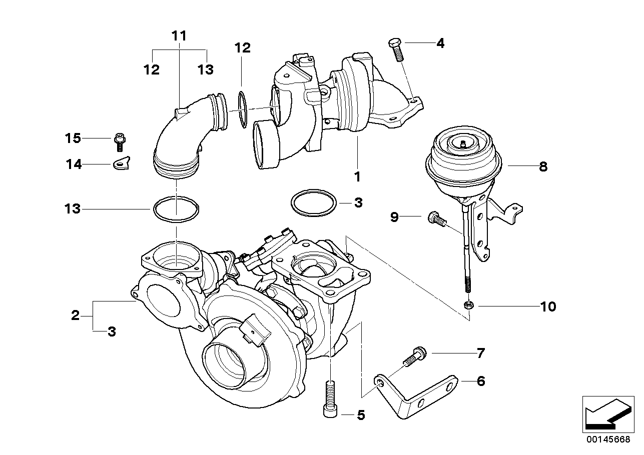 BMW 11657794571 - Компресор, наддув avtolavka.club