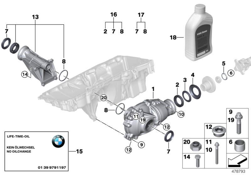 BMW 31507552537 - Підшипник, приводний вал avtolavka.club