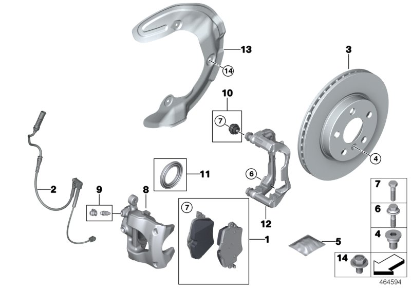 BMW 34116860267 - Гальмівний супорт avtolavka.club