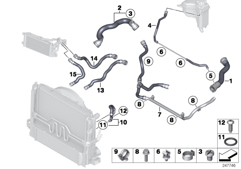 BMW 17 12 7 612 446 - Подушка, підвіска двигуна avtolavka.club