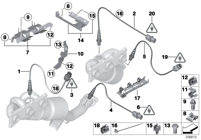 BMW 11787589138 - Лямбда-зонд, датчик кисню avtolavka.club