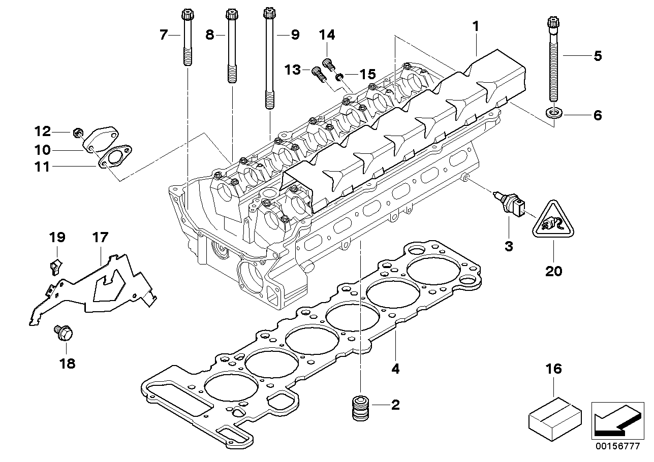 BMW 11 12 1 436 822 - Комплект прокладок, головка циліндра avtolavka.club