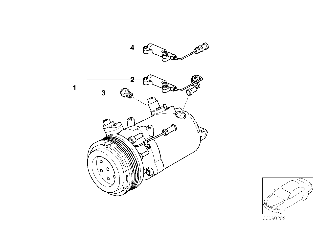 BMW 64509182796 - Компресор, кондиціонер avtolavka.club