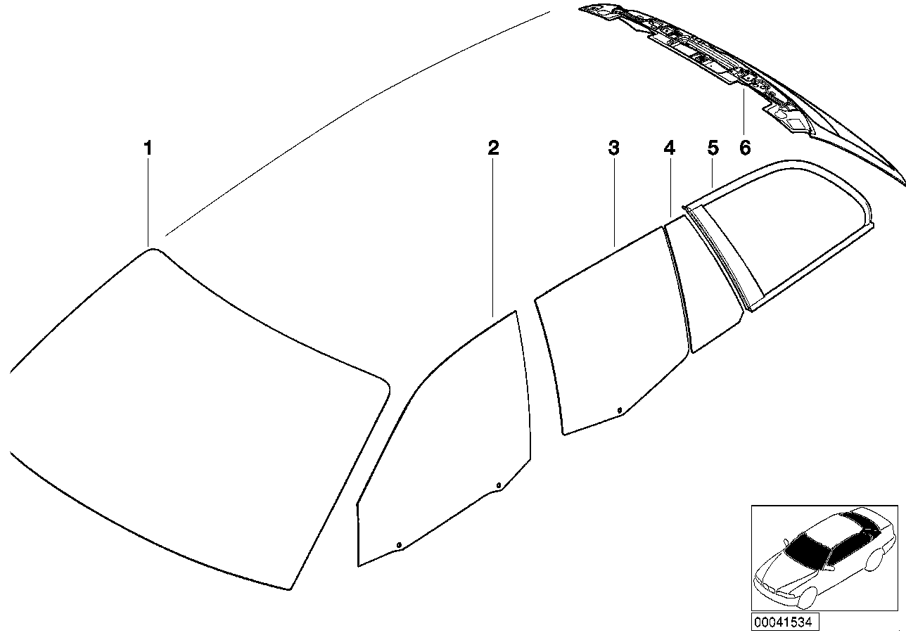 BMW 51338196025 - Бокове вікно avtolavka.club