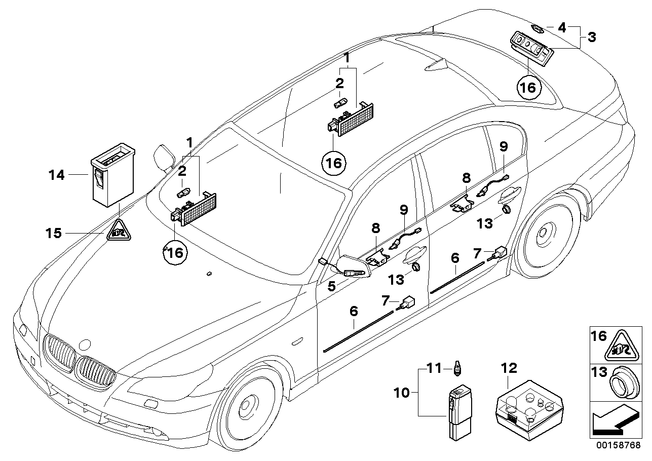 BMW 63 21 7 160 797 - Лампа розжарювання, освітлення щитка приладів avtolavka.club