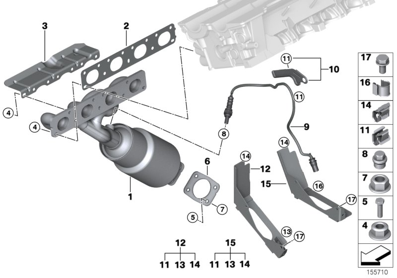 BMW 11787530287 - Лямбда-зонд, датчик кисню avtolavka.club