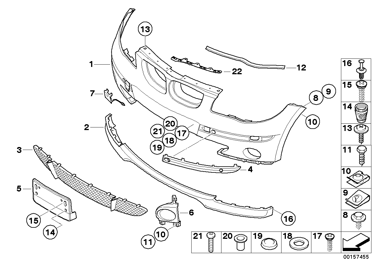 BMW 51117131690 - Решітка вентилятора, буфер avtolavka.club