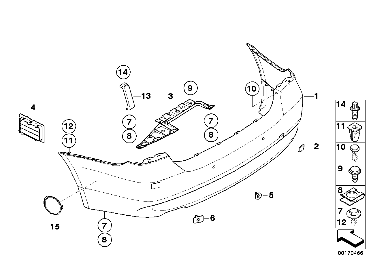 BMW 51127187542 - Заслінка, буксирний гак avtolavka.club