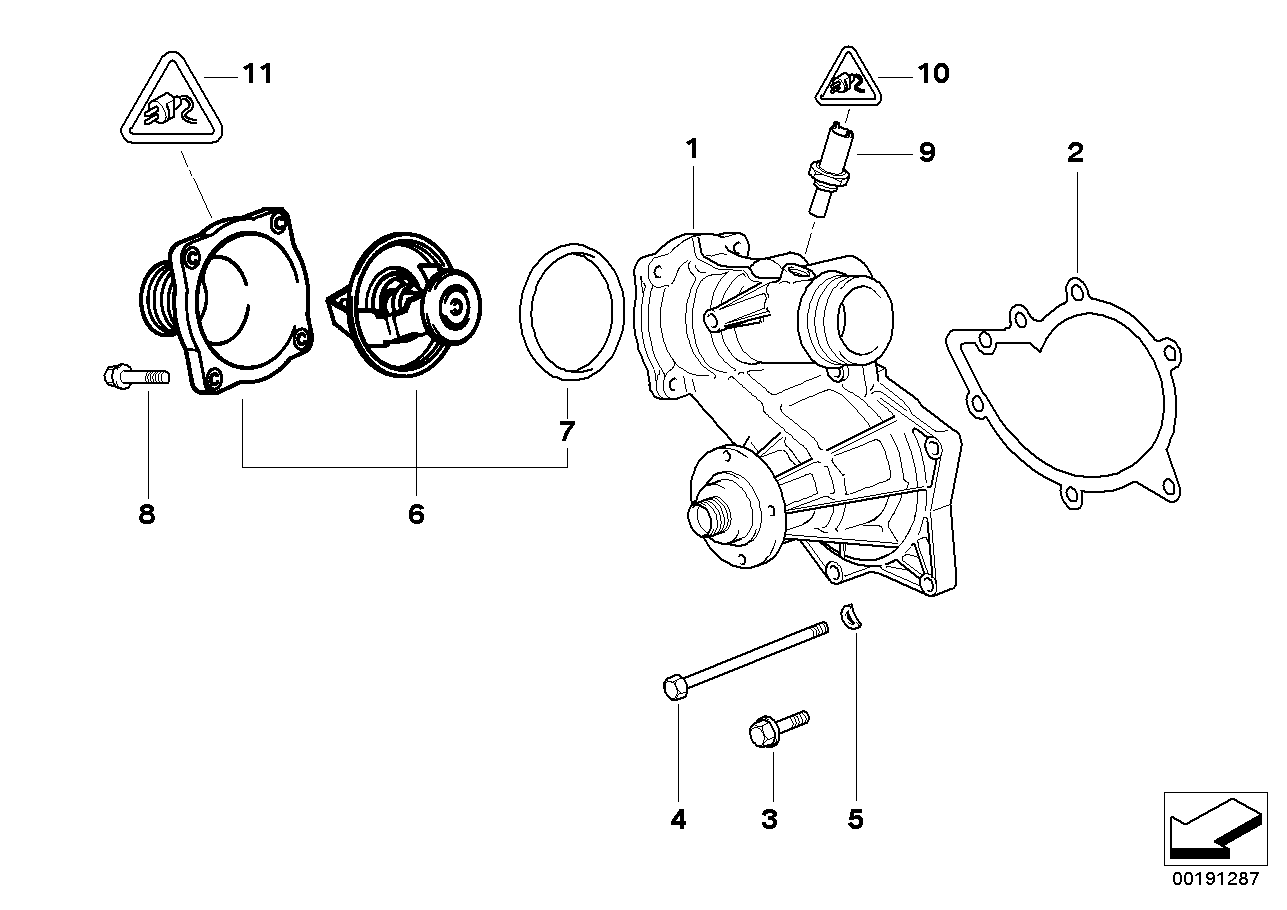 BMW 11531436386 - Термостат, охолоджуюча рідина avtolavka.club